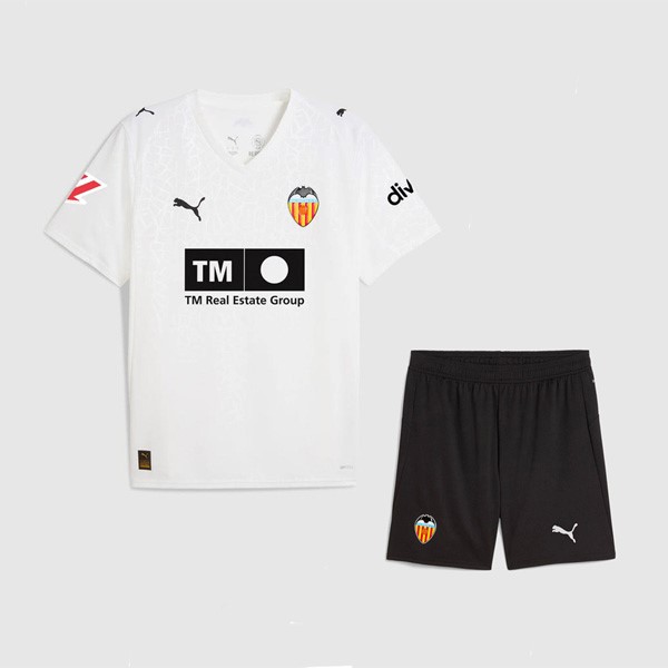 Camiseta Valencia 1ª Niño 2025/26